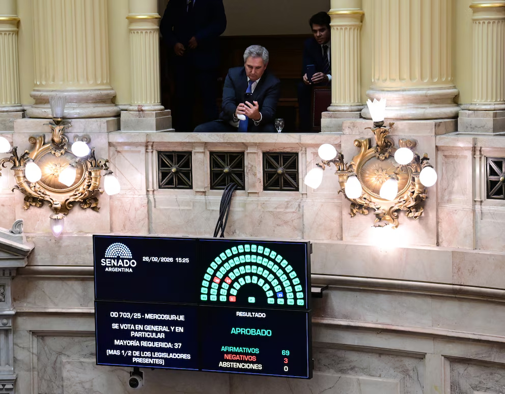 Argentina ratificó el acuerdo comercial entre el Mercosur y la Unión Europea