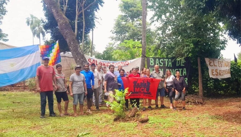 La Justicia suspendió desalojo de escuela campesina Ñande Kokue en Montecarlo