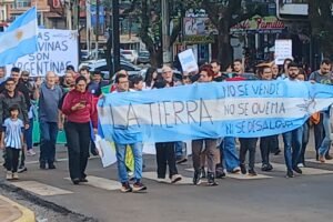 Eldorado marchó contra la ley de Inviolabilidad de la Propiedad Privada